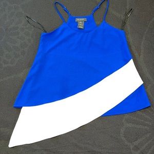 M M Couture spaghetti strap blouse